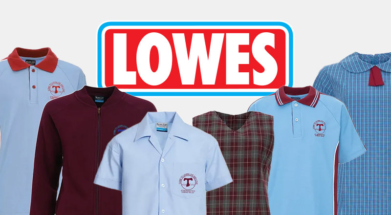 The school uniform can be purchased from Lowes.